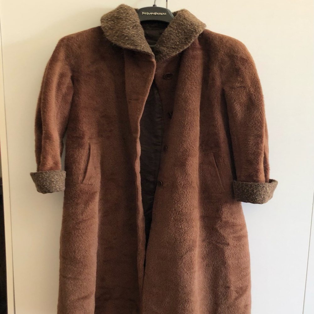 Piacenza Pure Baby Llama Fur Coat